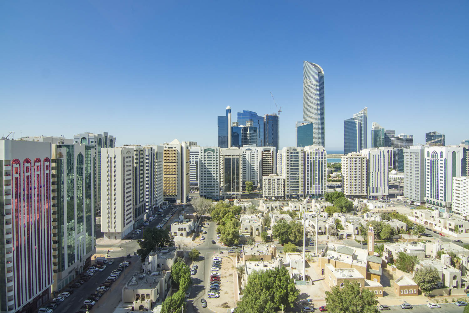 Brand new building in Abu Dhabi, Khalidiya Tower